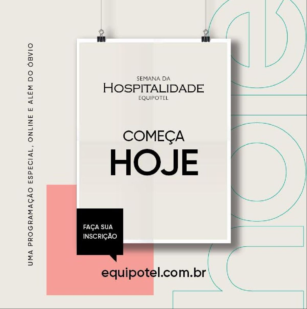 SEMANA DA HOSPITALIDADE EQUIPOTEL – 27 A 30 DE OUTUBRO DE 2020