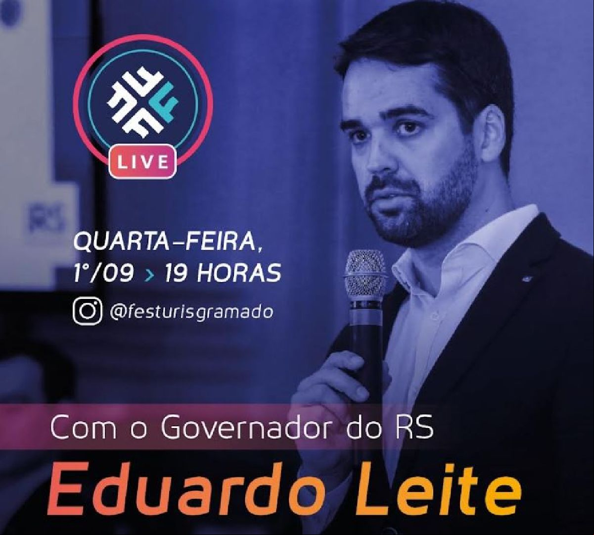 GOVERNADOR EDUARDO LEITE PARTICIPA DA FESTURIS LIVE NESTA QUARTA-FEIRA (1º)