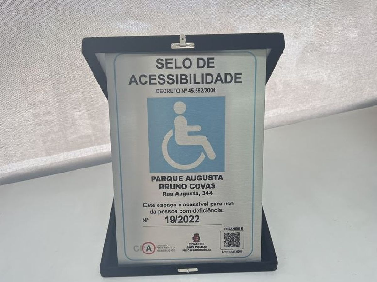 Parque Augusta - Bruno Covas recebe Selo de ibilidade Arquitetônica